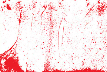 Vector blank grained and scratched film strip texture background. Old film effect