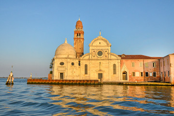 Fototapeta na wymiar Venezia, chiesa di San Michele in Isola