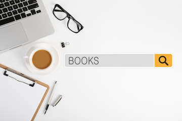 Search Books Concept For Business