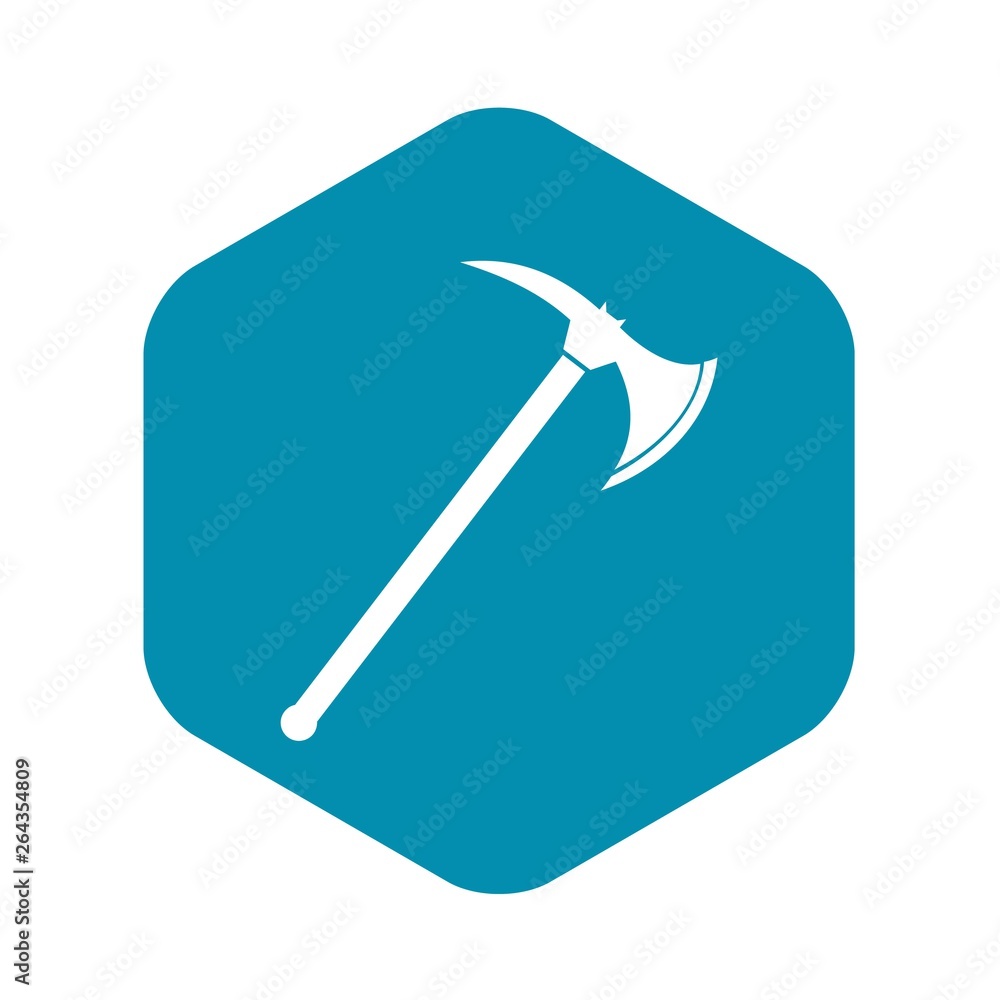 Poster ax icon. simple illustration of ax vector icon for web
