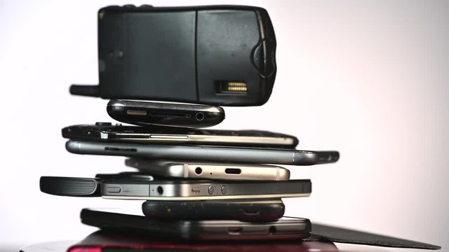 Outdated models of mobile phones and smartphones
