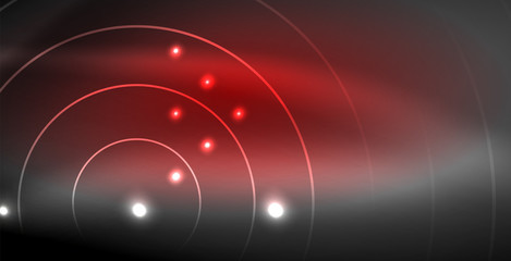 Glowing shiny neon colors with abstract lines, modern background