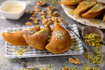 Qatayef, Arabic sweets for Ramadan