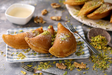 Qatayef, Arabic sweets for Ramadan