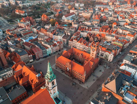 Sunset in Torun