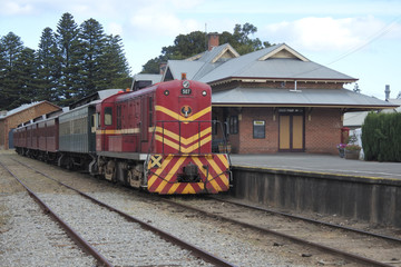 Fototapeta na wymiar The Cockle Train Victor Harbor South Australia Australia