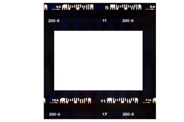  (35 mm.) film frame.With white space.
