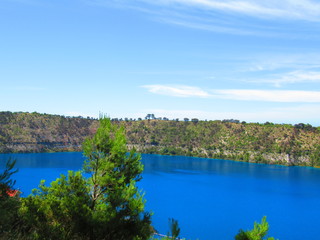 Obraz premium Blue Lake in Mount Gambier, Australia
