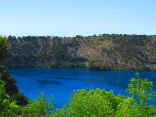 Blue Lake in Mount Gambier, Australia