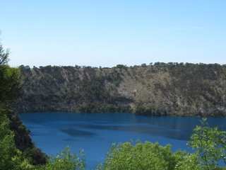 Blue Lake in Mount Gambier, Australia