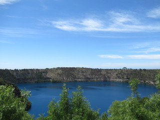 Blue Lake in Mount Gambier, Australia
