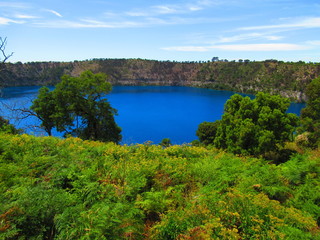 Blue Lake in Mount Gambier, Australia