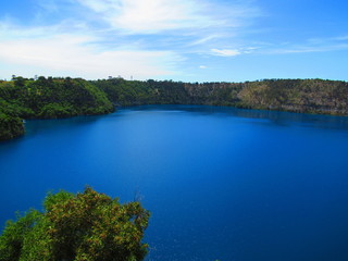Blue Lake in Mount Gambier, Australia