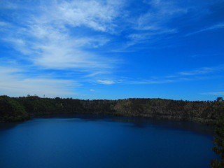 Blue Lake in Mount Gambier, Australia