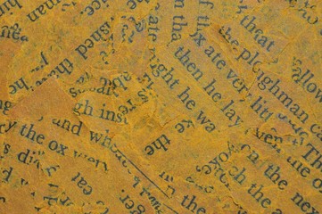 texture of wet paper tear by hand background