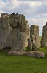 Rocks of Stonehenge On a Cloudy Summer Day