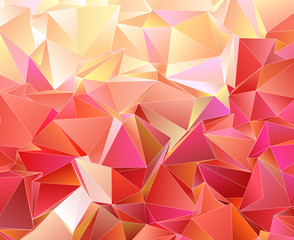 Abstract Low-Poly background. triangulated texture. Design 3d. Polygonal geometrical pattern. Triangular modern style