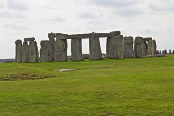 Rocks of Stonehenge On a Cloudy Summer Day