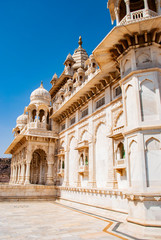 The Jaswant Thada mausoleum in Johdpur in India