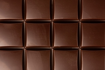 Chocolate bar  isolated on white background. 