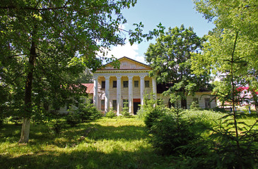 Ruins old manor house, Russia