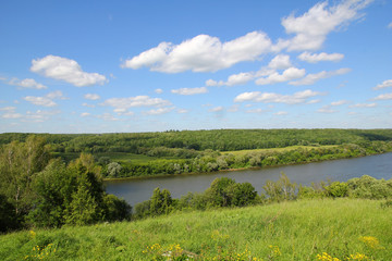 Fototapeta na wymiar river in Russia