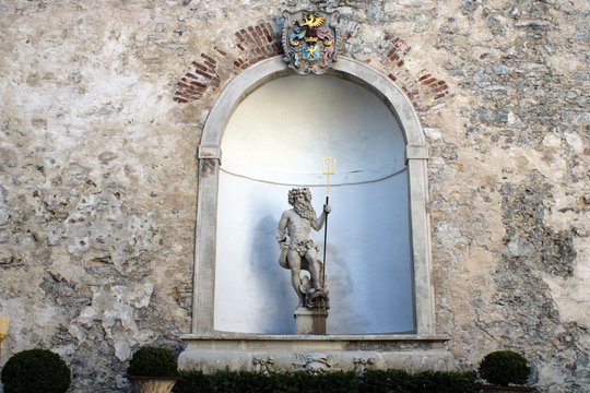 Neptune Fountain in Forchtenstein Castle