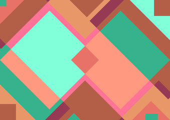 Geometric background vector illustration. Seamless retro style background