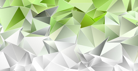 Obraz premium Abstract Low-Poly background. triangulated texture. Design 3d. Polygonal geometrical pattern. Triangular modern style
