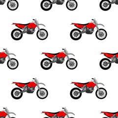 illustration of a motorcycle pattern