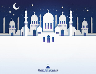 Beautiful white mosque