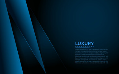 Modern navy blue background with abstract shape