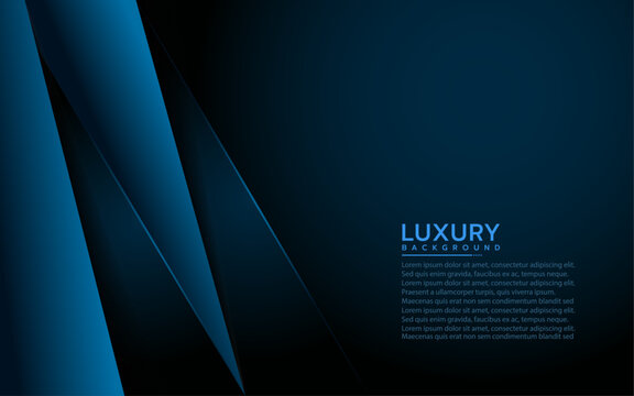 Modern navy blue background with abstract shape