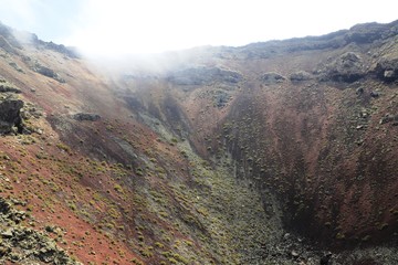 Obraz premium cratère du Corona, Lanzarote