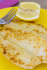 filet de poisson meunière 