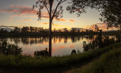 Fototapeta na wymiar River Sunset