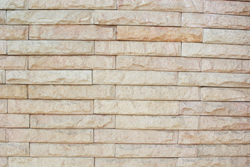 Fototapeta premium brick wall texture background cream color