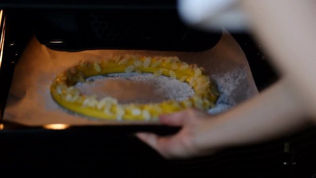 Woman put in oven Paris Brest.