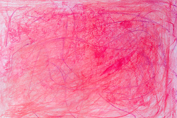 Obraz premium background painted with red pastel crayons