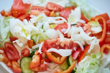 raw vegetable salad