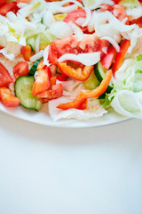 raw vegetable salad