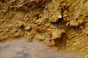 mud texture closeup