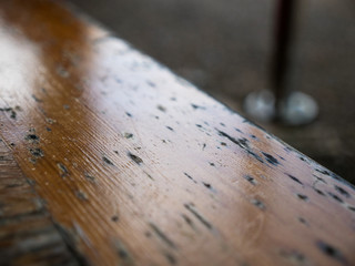 old wooden table 