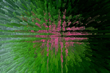Abstract polygonal space low poly dark background with connecting dots and lines