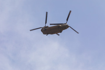 Military helicopter Chinook