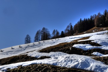 Navis, Dorf, Tirol, Navistal, Naviser Tal, Innsbruck Land, Österreich, Tal, Tuxer Alpen, Schnee,...