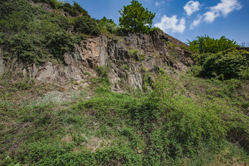 Schieferlandschaft in Deutschland, Neuwied, Rheinland-Pfalz