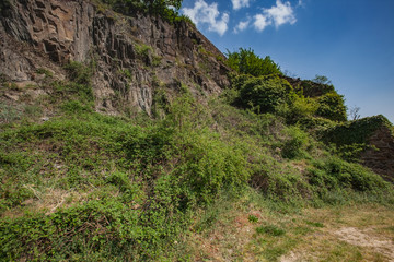 Schieferlandschaft in Deutschland, Neuwied, Rheinland-Pfalz