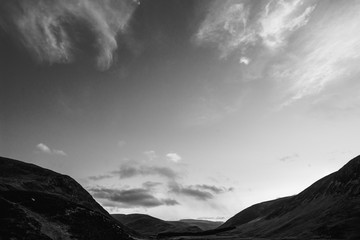 Black mountains