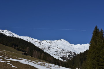 Navis, Dorf, Tirol, Navistal, Naviser Tal, Innsbruck Land, Österreich, Tal, Tuxer Alpen, Schnee,...